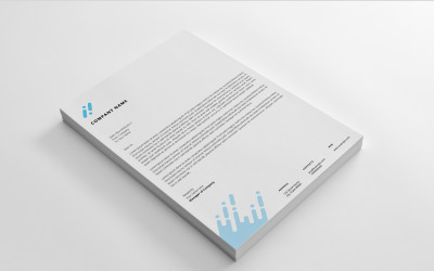 Letterhead Set With Abstract Design - Corporate Identity Template