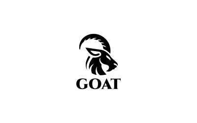 Modello di logo di capra