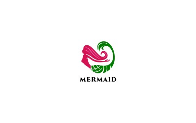 Šablona Logo mořská víla
