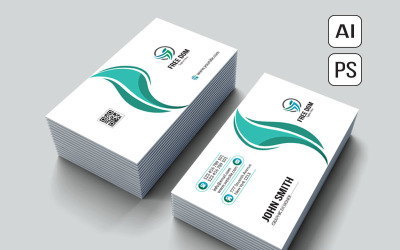 Simple Print Business Card - Corporate Identity Template