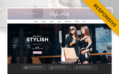 StyleMart - Modello reattivo OpenCart per negozio di moda