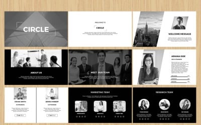 Kreis PowerPoint-Vorlage