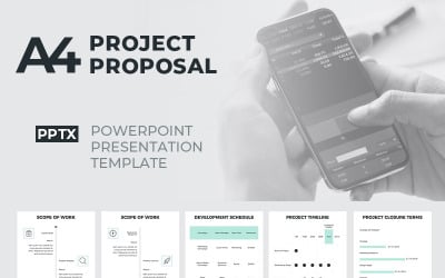 Modèle PowerPoint de proposition de projet A4