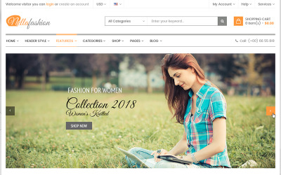 Tema WooCommerce da Nella Fashion Shop