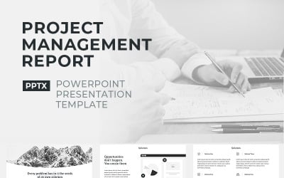 PowerPoint-Vorlage für Projektmanagementbericht