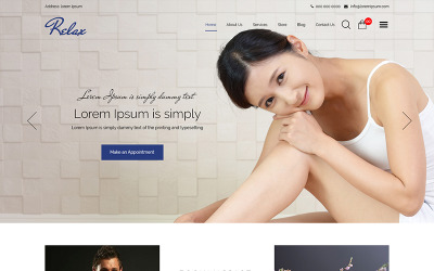 Relax - Multipurpose Beauty/SPA PSD Template