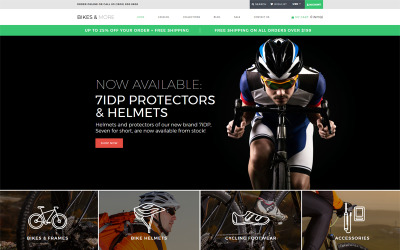 Bici e altro - Tema Shopify moderno per il negozio di biciclette