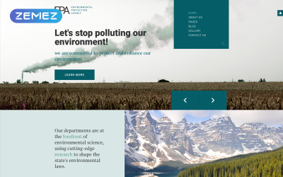 EPA - Environmental Creative Website Template