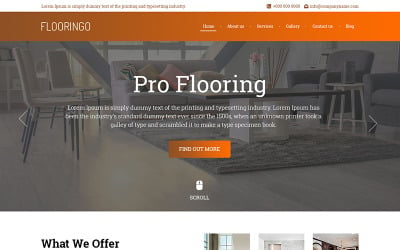 Flooringo - Multipurpose Flooring PSD Template