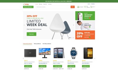 "Gadgy - Wholesale Store WooCommerce Theme" - адаптивний WooCommerce шаблон №78881