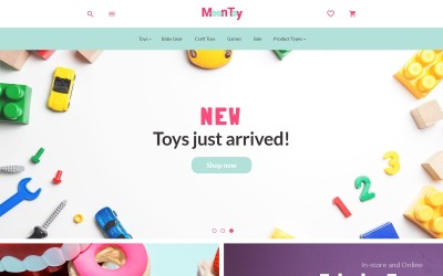 MoonToy - Modèle de magasin de jouets Thème Magento