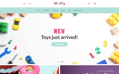 MoonToy - шаблон магазина игрушек Magento Theme