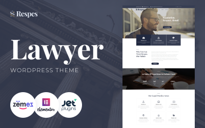 "Respes - Lawyer" thème WordPress adaptatif #78872