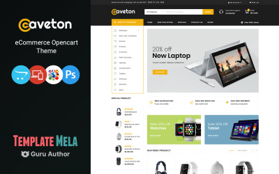 Caveton - Mega Store OpenCart Template