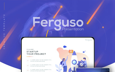 Ferguso - Yaratıcı PowerPoint şablonu
