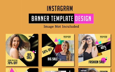 Instagram Produktwerbung Banner Social Media Vorlage