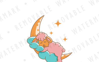 Koyun Düşleri Logo Şablonu