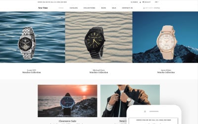 New Time - Watches Clean Shopify Theme