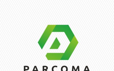 Parcoma P Letter Logo Template