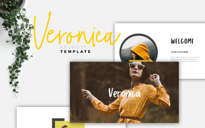 Veronica - Fashion Keynote - Keynote template