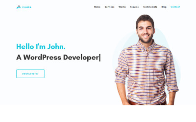Ellora - Personal Resume & Portfolio №79094