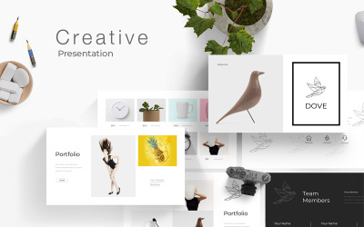 Modello PowerPoint Colomba