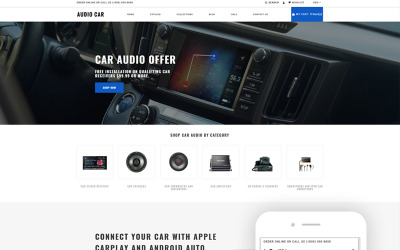 Audio Car - Car Audio Mehrseitiges modernes Shopify-Thema