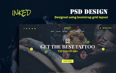 Bootstrap Inked Psd #79140
