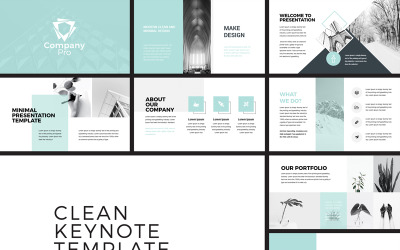 Entreprise Pro Clean Business - Modèle Keynote