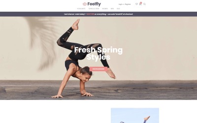 Feelfly - Thème moderne Elementor WooCommerce de magasin de mode ECommerce