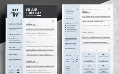 Modèle de CV Henderson