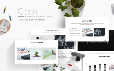 Modello PowerPoint di presentazione minima di Sumaia