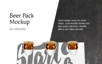 Beer Pack product mockup