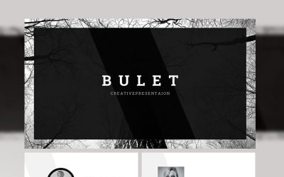 Bullet Business-Präsentation PowerPoint-Vorlage