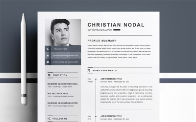 Christelijk CV-sjabloon