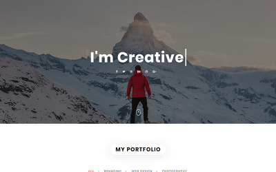 Nivea - Personal Portfolio Landing Page Template