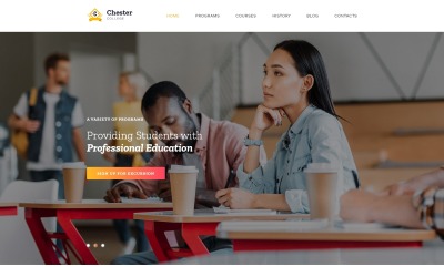Responsywny szablon Landing Page Chester - University Modern HTML Bootstrap #79219