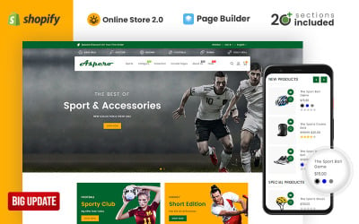 Temas do Shopify de futebol - 6 melhores modelos de sites do Shopify para  clubes de futebol americano