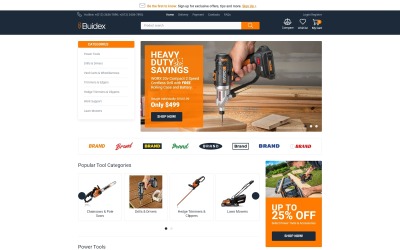 Buidex-工具电子商务经典元素或WooCommerce主题