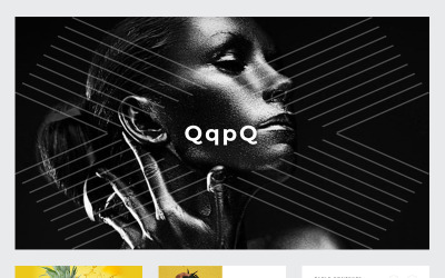 Czysty kolorowy szablon prezentacji PowerPoint