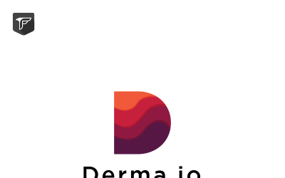 Plantilla de logotipo Derma.io