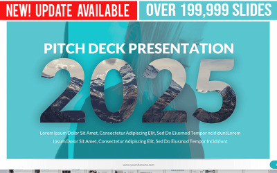 PowerPoint-sjabloon voor 2025 Multipurpose Pitch Deck [versie 5]
