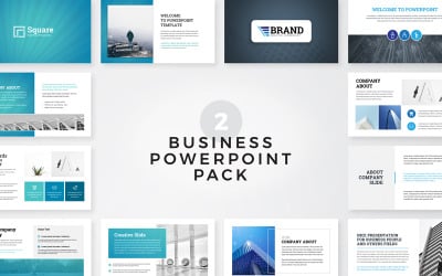 清洁业务演示包的PowerPoint模板