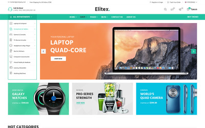 Responsywny motyw WooCommerce Elitex - Multi-purposes #79392