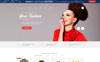 Responsywny szablon PrestaShop Nextprest - Free Clean Bootstrap Ecommerce #79332