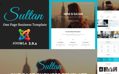 Sultan - односторінковий шаблон Joomla 5