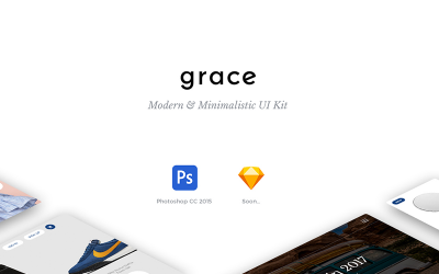 UI-Elemente namens "Grace UI Kit" #79489