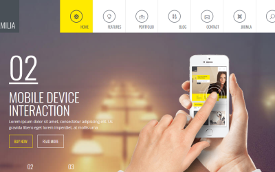 Amilia - Responsive MultiPurpose Joomla Template