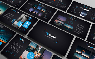 Duende Donker PowerPoint-sjabloon