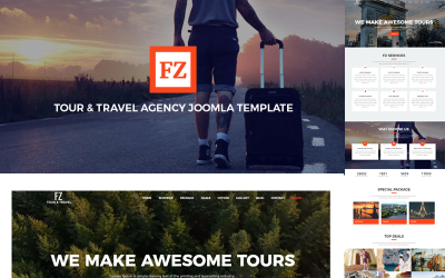 FZ - Tour & Travel Agency Joomla 4 Template